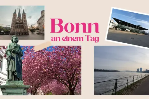 Bonn an einem Tag: Beethoven-Denkmal, Münster, Rheinpromenade und moderne Architektur – so viel kann man in Bonn machen!