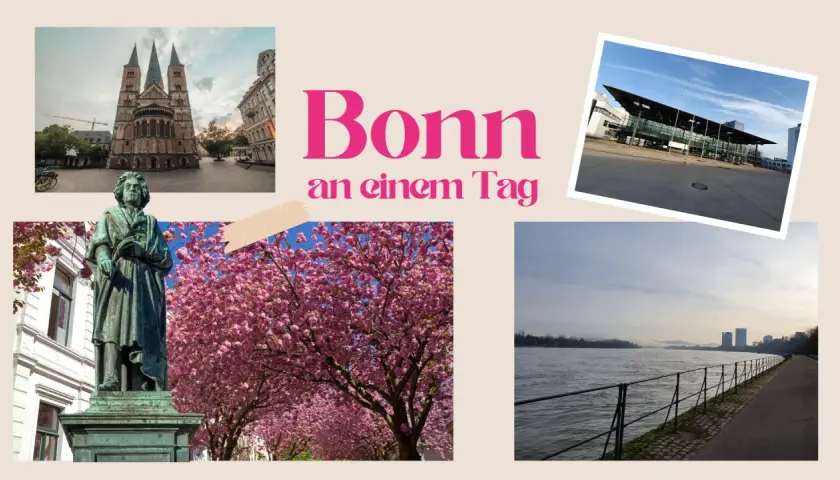 Bonn an einem Tag: Beethoven-Denkmal, Münster, Rheinpromenade und moderne Architektur – so viel kann man in Bonn machen!