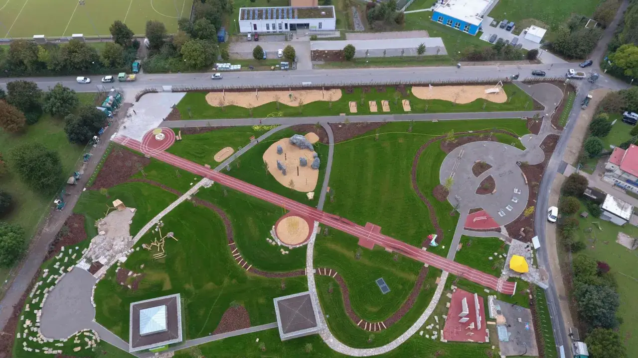 Ein neuer Spielplatz in Kirchheim,